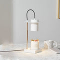 Modern Minimalist Wrought Iron Cylinder 1-Light Melting Wax Table Lamp For Bedroom