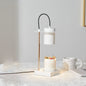 Modern Minimalist Wrought Iron Cylinder 1-Light Melting Wax Table Lamp For Bedroom