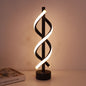 Simple Creative Spiral Rechargeable LED Night Light Table Lamp