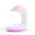 Creative Dolphin Projection Rainbow LED USB Night Light Table Lamp