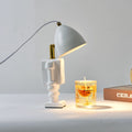Modern Art Deco Resin Hardware Robot 1-Light Melting Wax Table Lamp For Bedroom