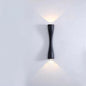 Contemporary Luxury Waterproof Aluminum Trumpet Shape LED Wall Sconce Lamp For Outdoor Patio