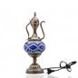 Turkish Vintage Handmade Glass Coffee Pot Design 1-Light Table Lamp