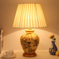Modern Creative Warm Ceramic Cylindrical 1-Light Table Lamp