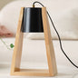 Japanese Simple Cone Iron Log 1-Light Melting Wax Table Lamp