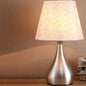 Modern Minimalist Personality Fabric Aluminium Cylindrical 1-Light Table Lamp for Bedroom