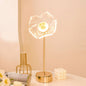 Nordic Light Luxury Acrylic Flower Butterfly Gold LED Table Lamp