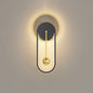 Nordic Industrial Iron Clock Design LED Wall Sconce Lamp