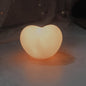 Contemporary Creative Rubber Coating Heart LED Night Light Table Lamp For Bedroom