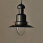 Industrial Iron Round Pendant Light