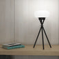 Modern Minimalist Round Tripod Iron Acrylic LED Table Lamp For Bedroom