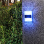 Modern Solar Powered Up And Down Illuminated Outdoor LED Wall Sconce Lamp