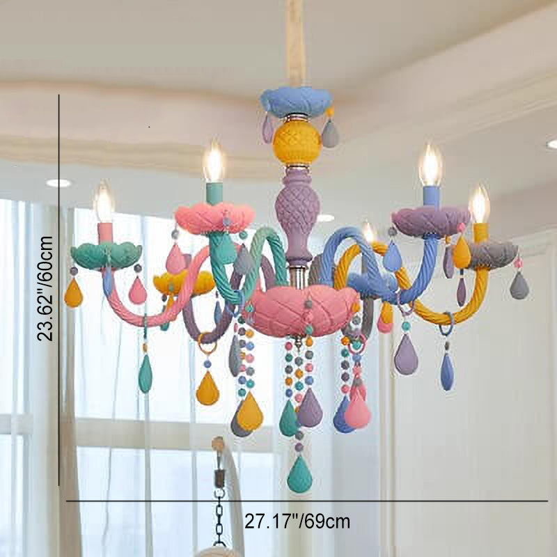 Princess Crystal Glass Chandelier