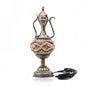 Turkish Vintage Handmade Glass Coffee Pot Design 1-Light Table Lamp