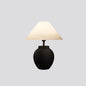 Modern Japanese Metal Ceramic Pot 1-Light Table Lamp