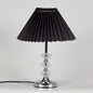 Modern Minimalist Pleated Solid Color Acrylic Fabric 1-Light Table Lamp
