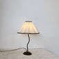 Modern Fabric Petal Flower 1-Light Table Lamp