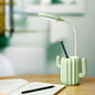 Modern Children's Plastic Cactus Pencil Eye Protection USB LED Table Lamp