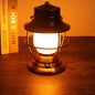 Traditional Farmhouse Waterproof Rechargeable Iron Acrylic Cylinder LED Table Lamp For Entertainment Room