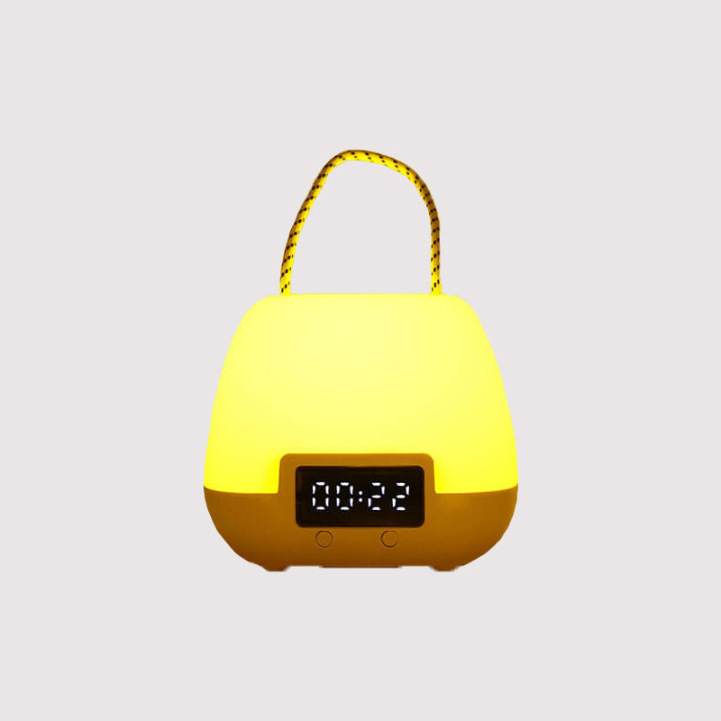 Creative Portable Clock LED Night Light Table Lamp