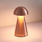 Modern Light Luxury Creative Wrought Iron Mushrooms USB LED Table Lamp