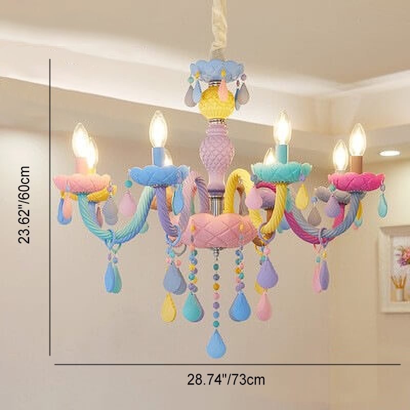 Princess Crystal Glass Chandelier