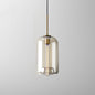 Nordic Cognac Glass Jar Pendant