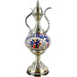 Turkish Vintage Handmade Glass Coffee Pot Design 1-Light Table Lamp