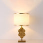 Modern Minimalist Imitation Copper Cloth 1-Light Table Lamp