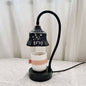 European Style Hollow Round Design Metal 1-Light Melting Wax Table Lamp