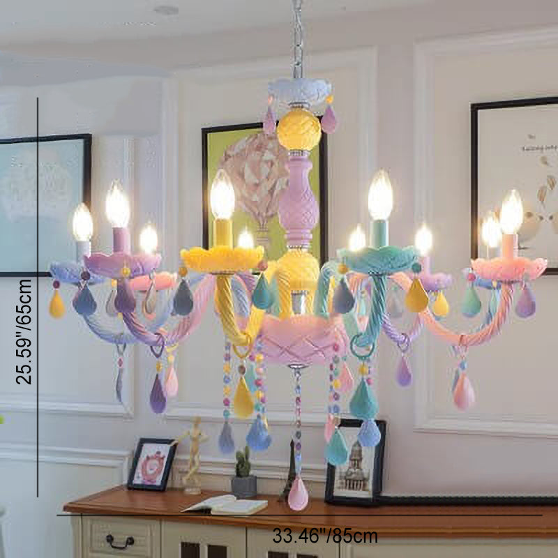 Princess Crystal Glass Chandelier