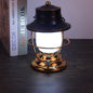 Traditional Farmhouse Waterproof Rechargeable Iron Acrylic Cylinder LED Table Lamp For Entertainment Room