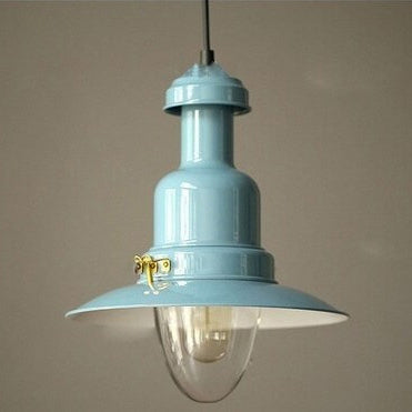 Industrial Iron Round Pendant Light