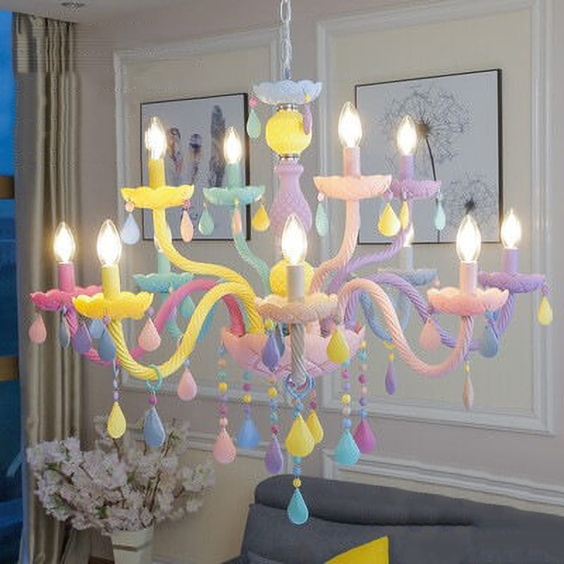 Princess Crystal Glass Chandelier