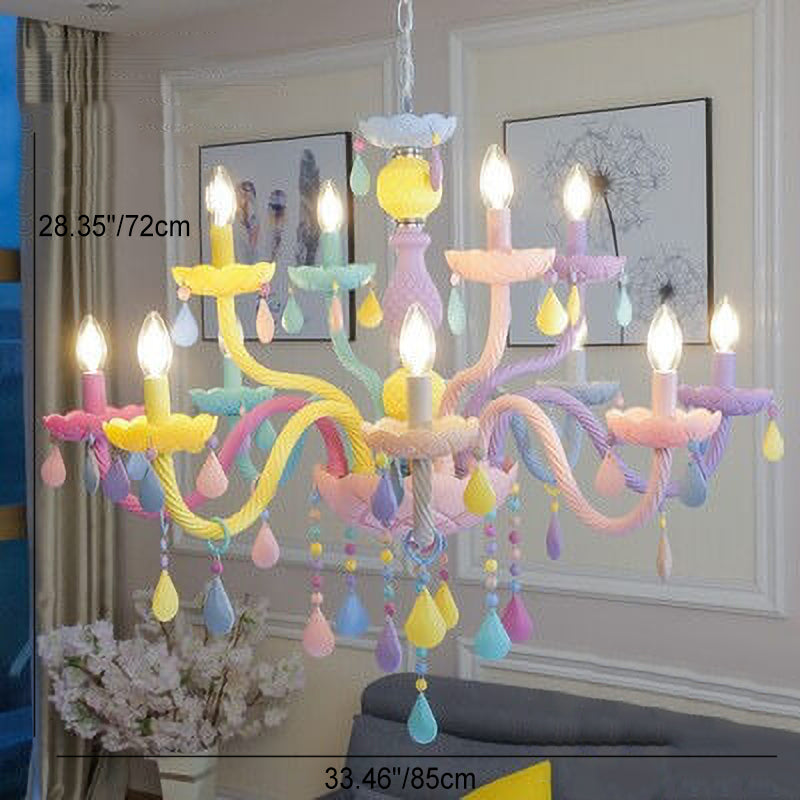 Princess Crystal Glass Chandelier