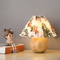 Contemporary Scandinavian Solid Wood Base PVC Lampshade 1-Light Table Lamp For Bedroom