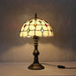 Traditional Tiffany Stained Glass Dome Aolly Base 1-Light Table Lamp For Home Office
