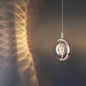 Minimalist Crystal Ball LED Pendant