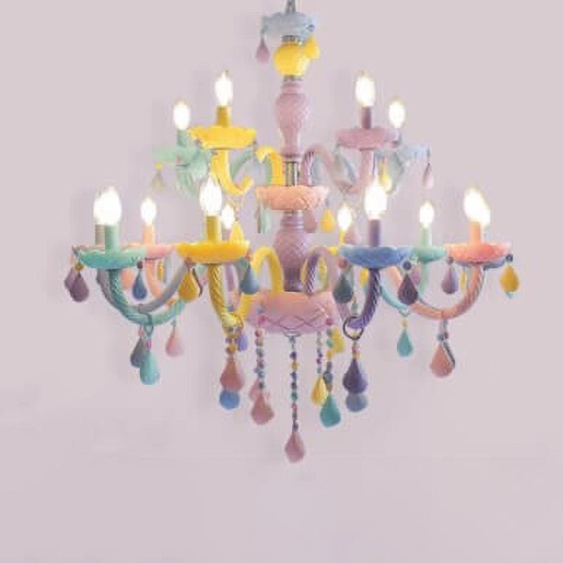 Princess Crystal Glass Chandelier