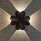 Contemporary Nordic Waterproof Aluminum Multishape Four-Leaf Clover Elliptical LED Wall Sconce Lamp For Outdoor Patio
