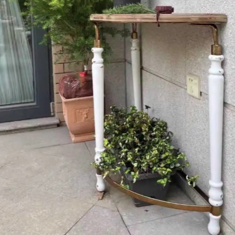 French Half-Round Console Table
