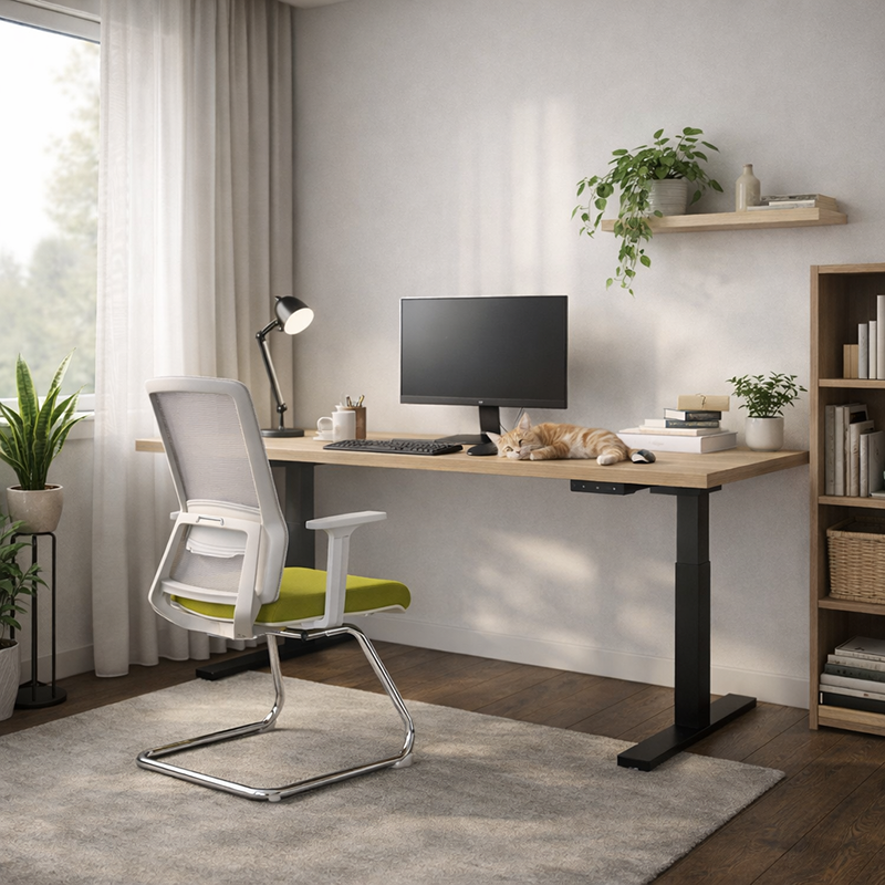 Minimalist Mesh Reception Chair