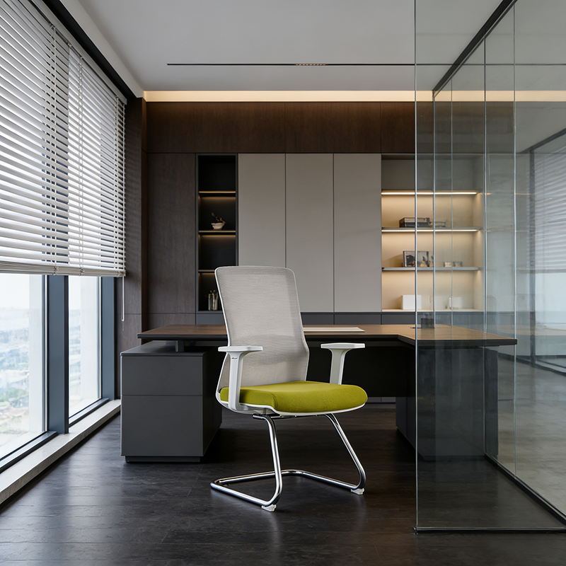 Minimalist Mesh Reception Chair