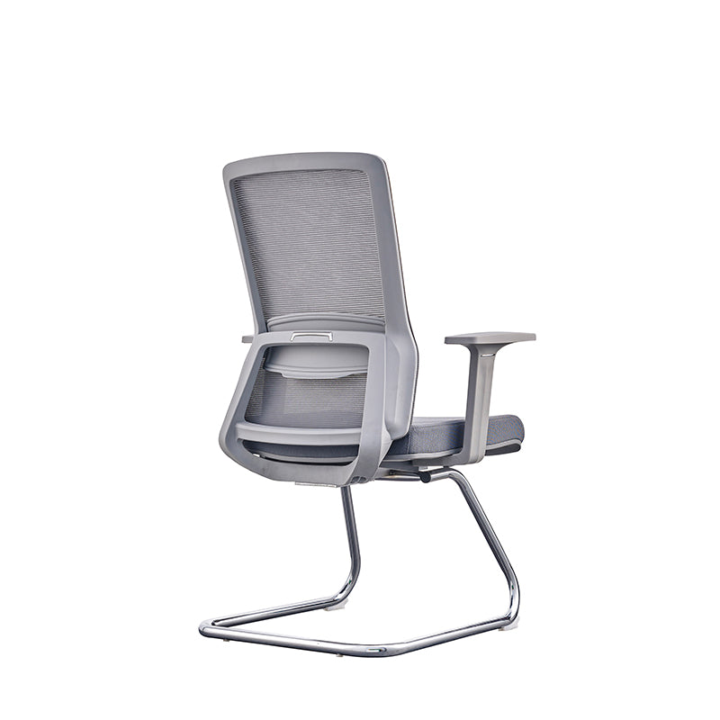 Gray Mesh Visitor Chair