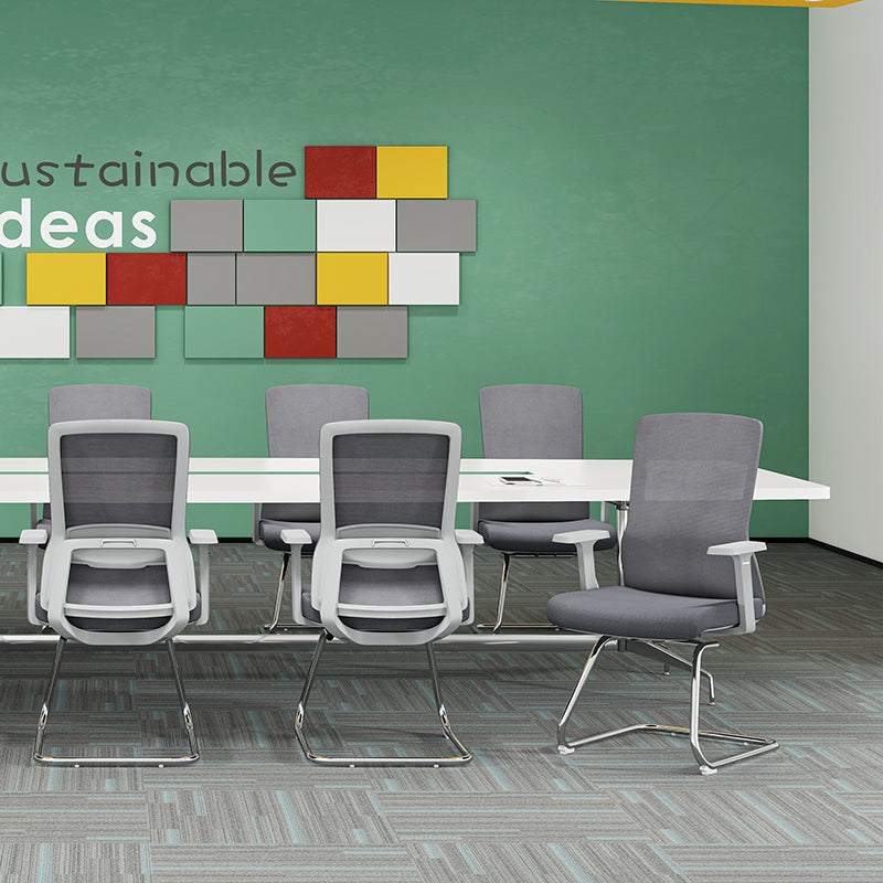 Gray Mesh Visitor Chair
