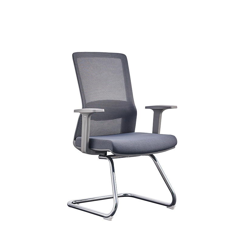 Gray Mesh Visitor Chair