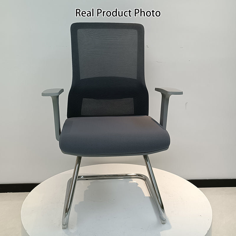 Gray Mesh Visitor Chair