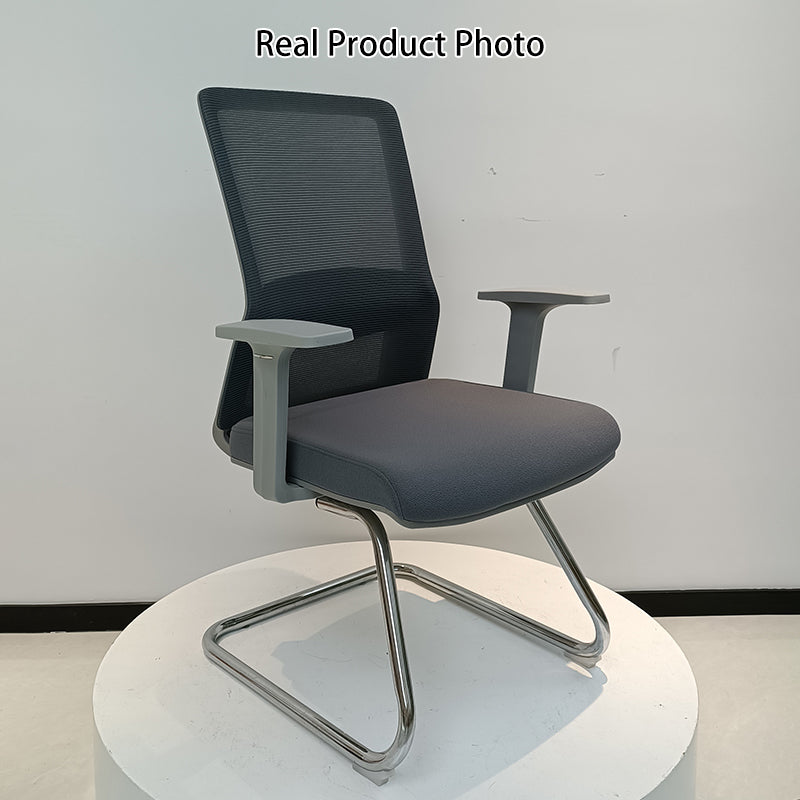 Gray Mesh Visitor Chair
