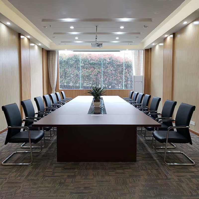 Modern Cantilever Black Executive Office Chair