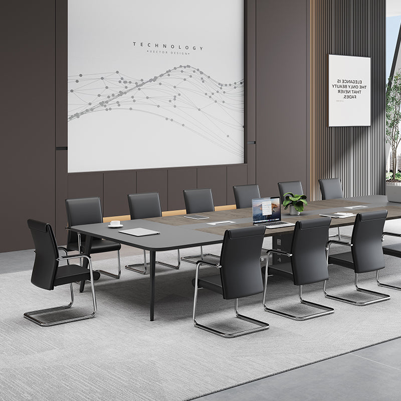 Modern Cantilever Black Executive Office Chair
